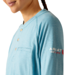 Ariat FR Women's Air Henley Top with ITC Logo