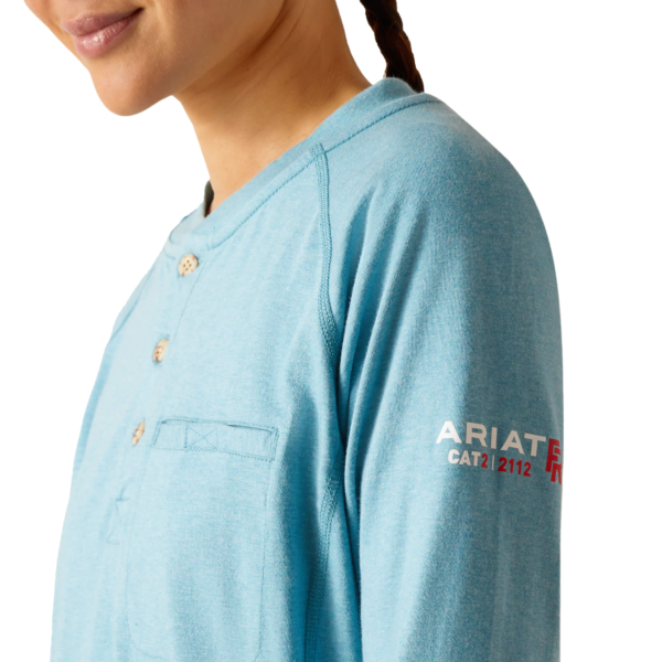 Ariat FR Women's Air Henley Top with ITC Logo