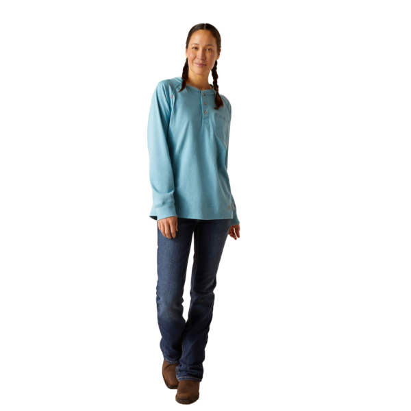 Ariat FR Women's Air Henley Top with ITC Logo